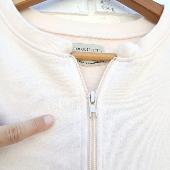 Urban Outfitters Uo Jackson Half Zip XS Cream - Picture 4 of 7